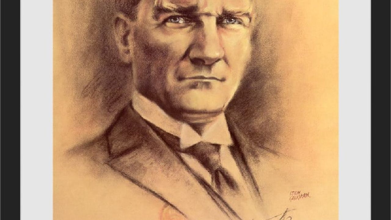 Atatürk'ün Gaziantep Ziyaretinin 93. Yılında Etem Çalışkan Portreleri SANKO'da