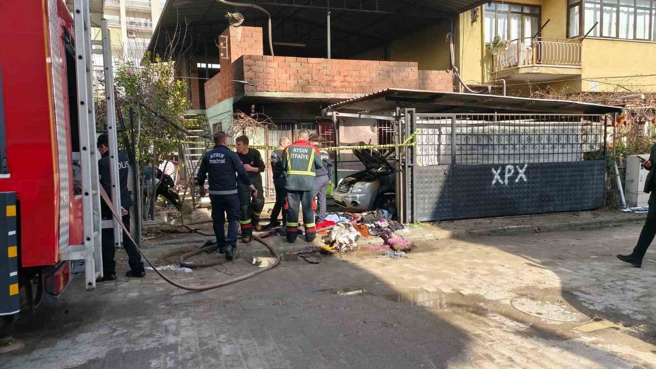 Aydın Efeler'de Evi ve Arabasını Yakıp Kafasına Sıktı