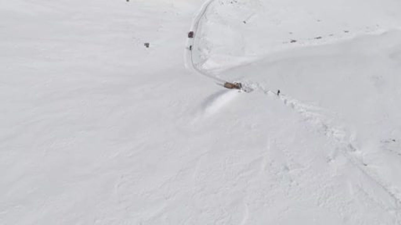 Aydınlar'da Kar Felci: Bitlis Valiliği Kar Savurma Makinesi Gönderdi