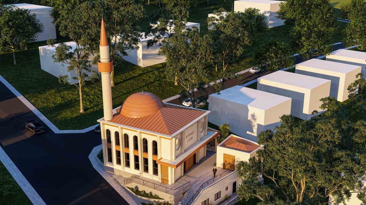 Aynalı Cami Becen Mahallesi'nde Yeniden İnşa Ediliyor
