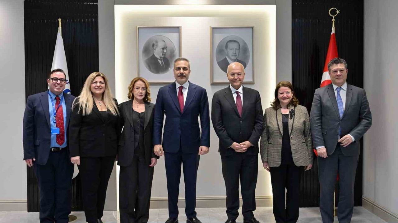 Bakan Fidan, BM Mülteciler Yüksek Komiseri Barham Salih’i Ankara’da Kabul Etti