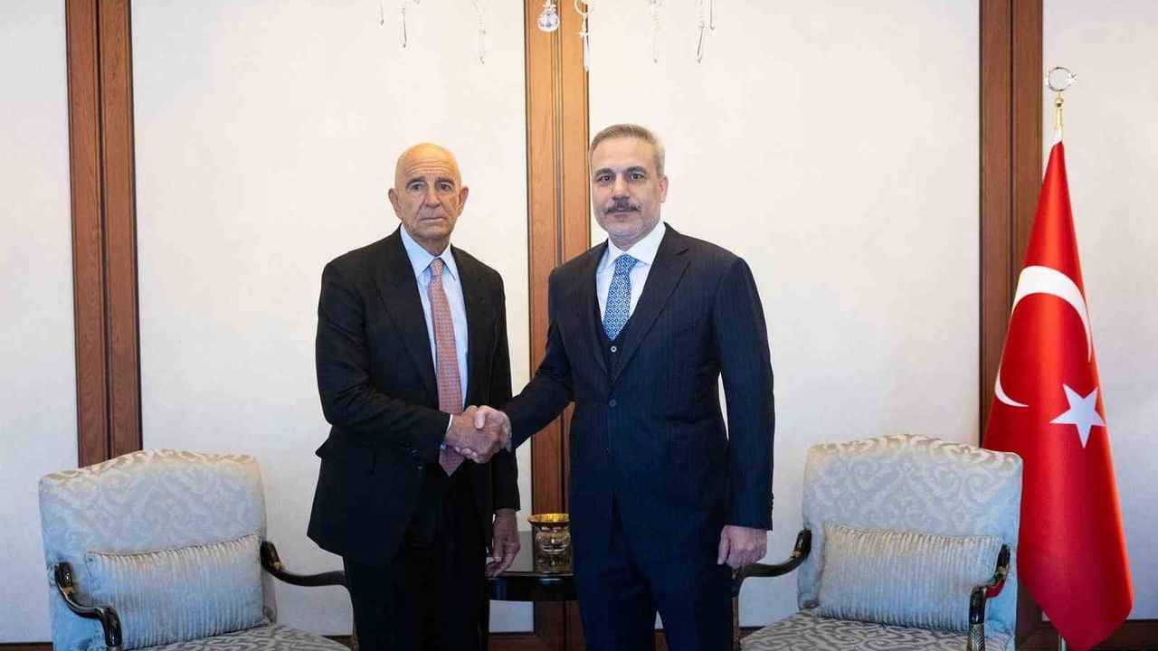 Bakan Fidan, Tom Barrack'ı Ankara'da Kabul Etti