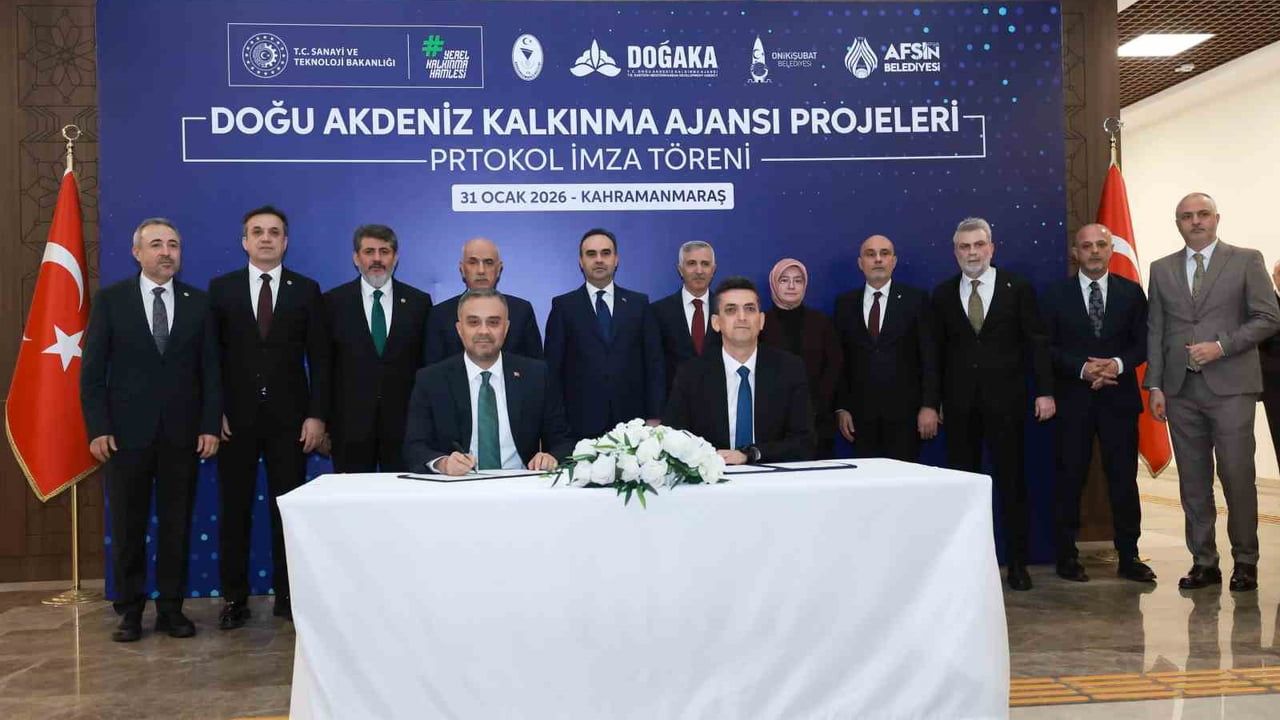 Bakan Kacır Kahramanmaraş’ta SOGEP proje imza törenine katıldı