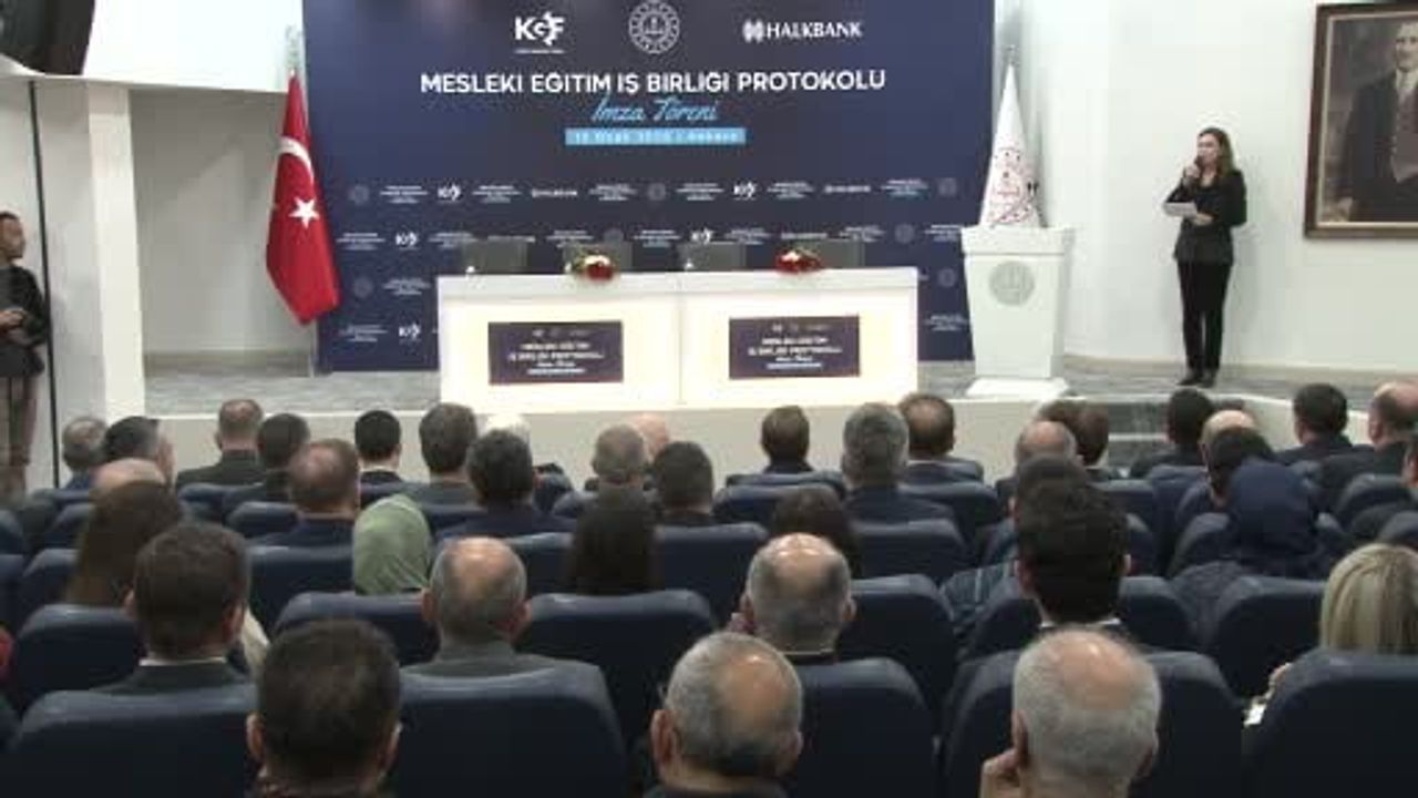 Bakan Tekin: Mesleki ve Teknik Eğitimde KGF ve Halkbank ile 3 milyar 750 milyon lira destek