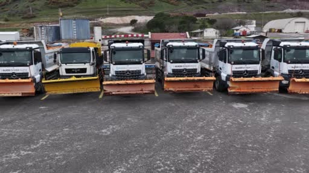 Balıkesir Büyükşehir Kışa Hazır: 496 Personelle Teyakkuza Geçildi