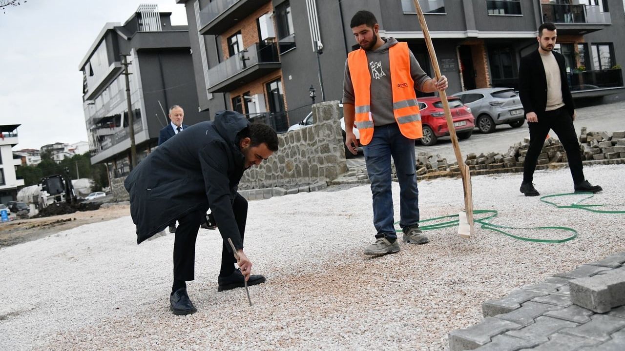 Başiskele’de üstyapı çalışmaları hızlandı
