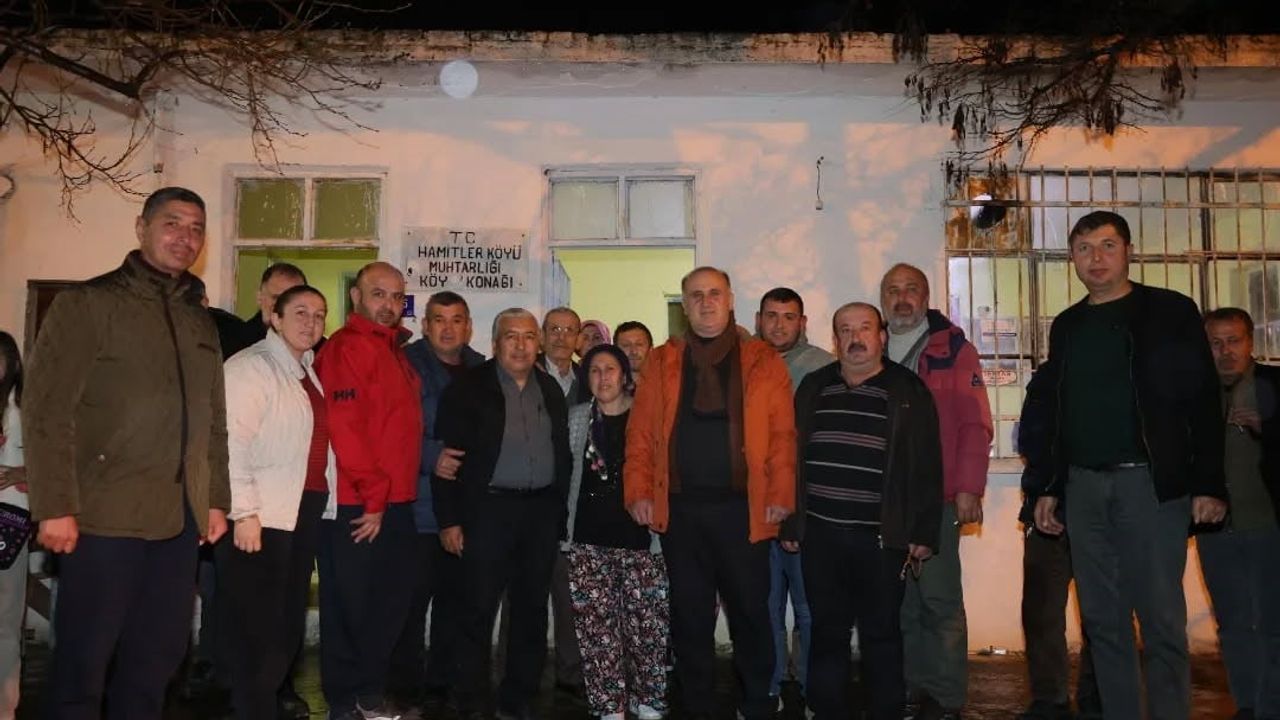 Başkan Kaya Hamitler Mahallesi'nde Vatandaşlarla Buluştu