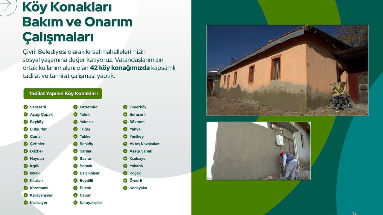 Başkan Semih Dere: Çivril'de bakım, onarım ve yenileme hızlandı