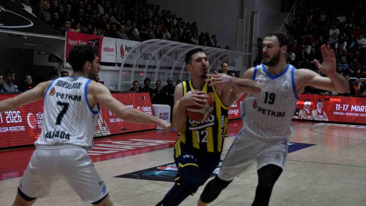Basketbol Süper Ligi: Fenerbahçe Beko 78-70 ile Aliağa Petkimspor'u Yendi