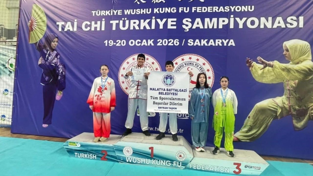 Battalgazi Belediyesi Wushu Sporcuları Sakarya'da 5 Madalya Kazandı
