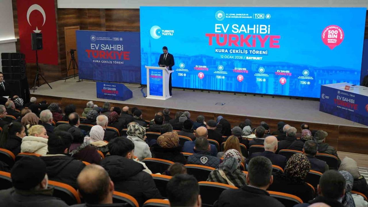 Bayburt’ta TOKİ Kura Çekimi: 723 Konutun Hak Sahipleri Belirlendi