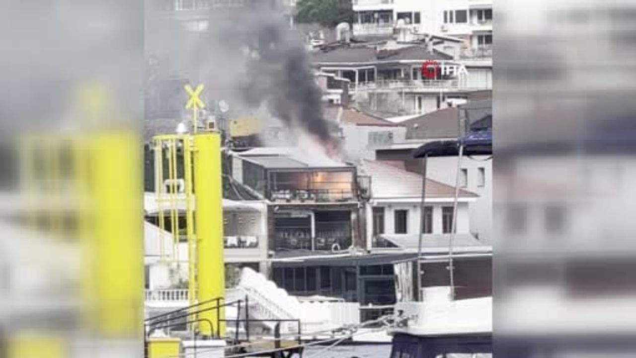 Beşiktaş Bebek'te İş Yerinde Yangın: 1 İtfaiyeci Yaralandı