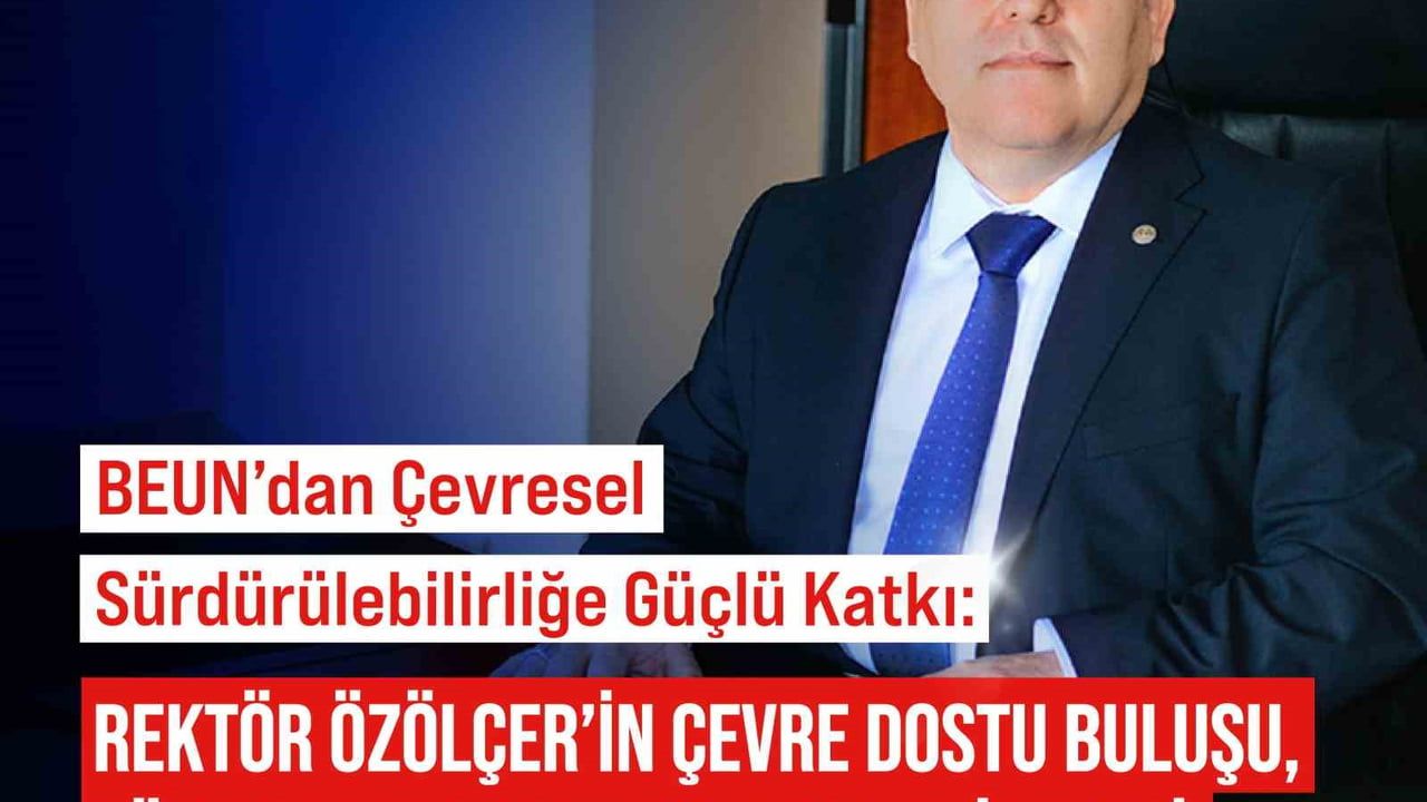 BEÜ Rektörü Özölçer’in Çevre Dostu Pet Şişe Kumbarası TÜRKPATENT’te Tescillendi