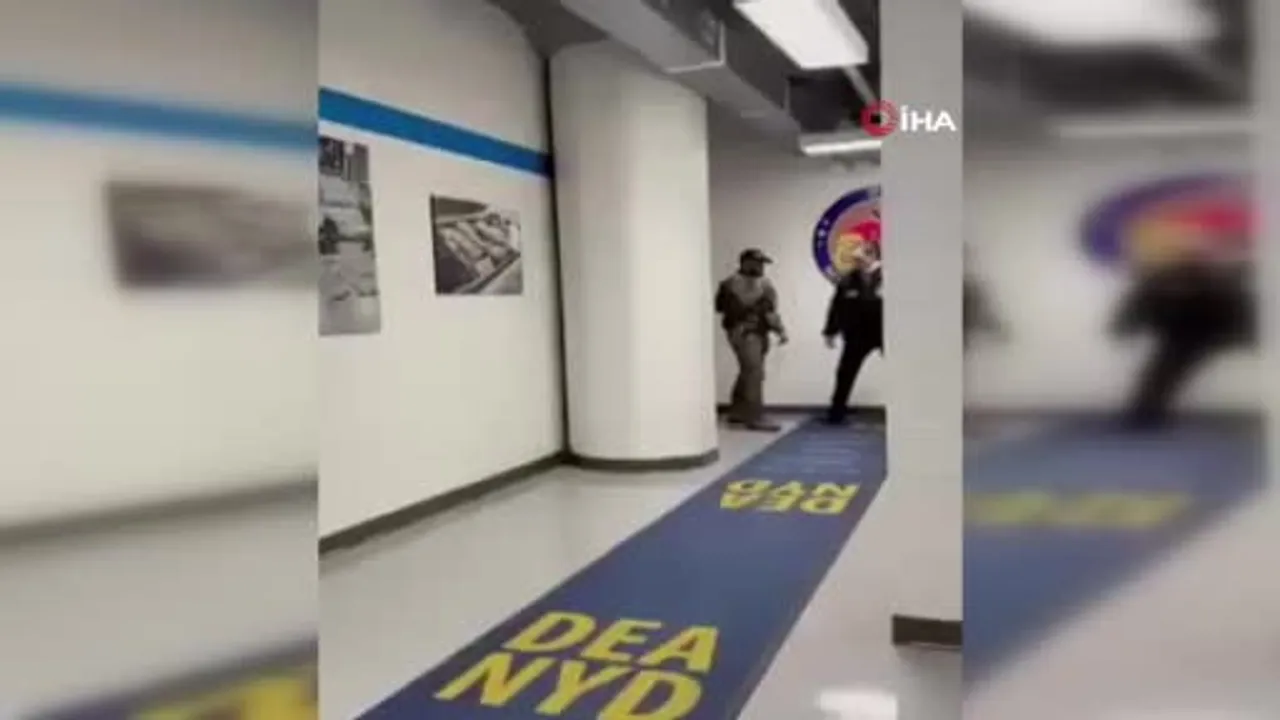 Beyaz Saray yayımladı: Maduro'nun 'Suspect walked' videosu DEA koridorunda