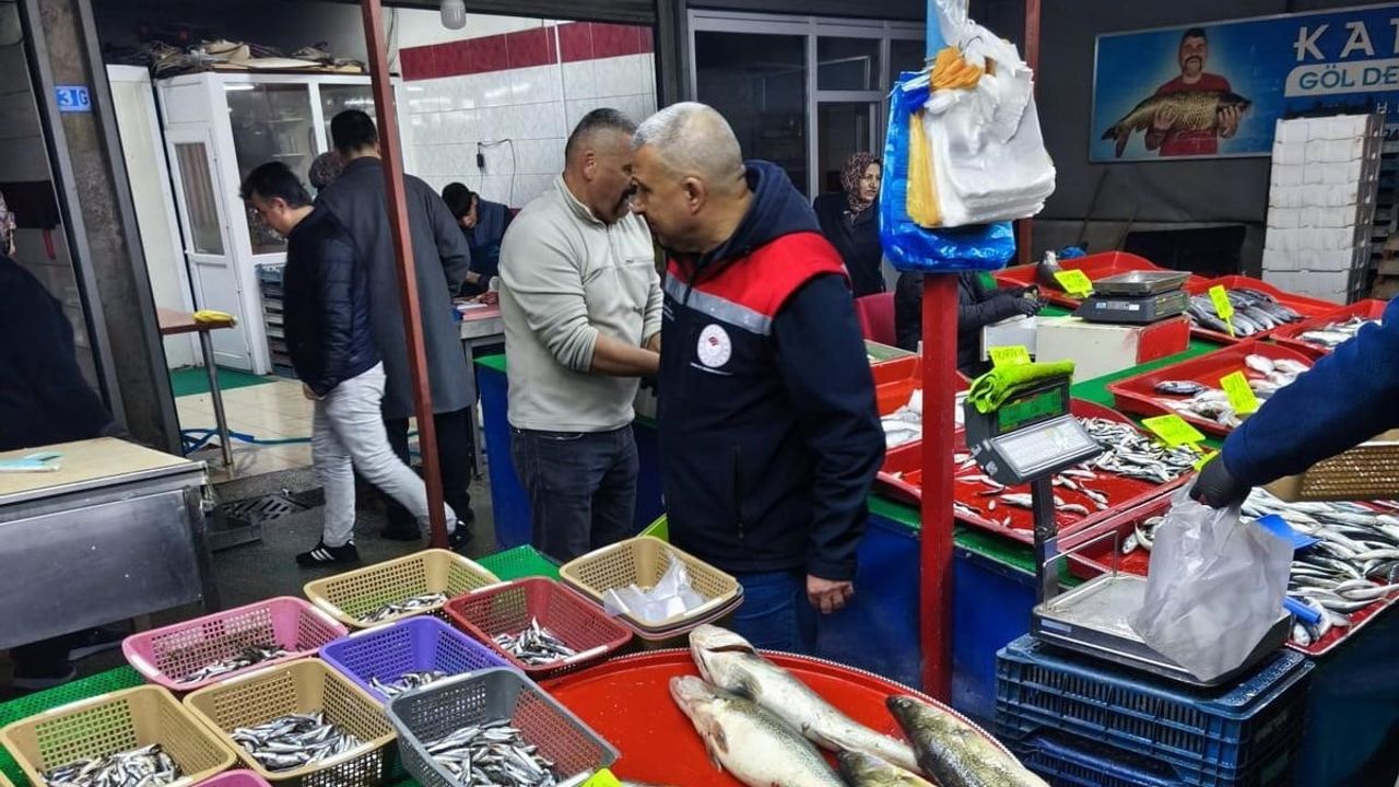 Beyşehir'de Su Ürünleri Denetimi: Balık Boyları Tek Tek Ölçüldü