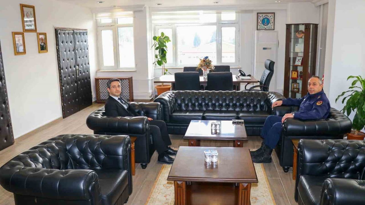 Bilecik Müdürlerinden Jandarma Komutanı Ali Vanlı'ya Ziyaret