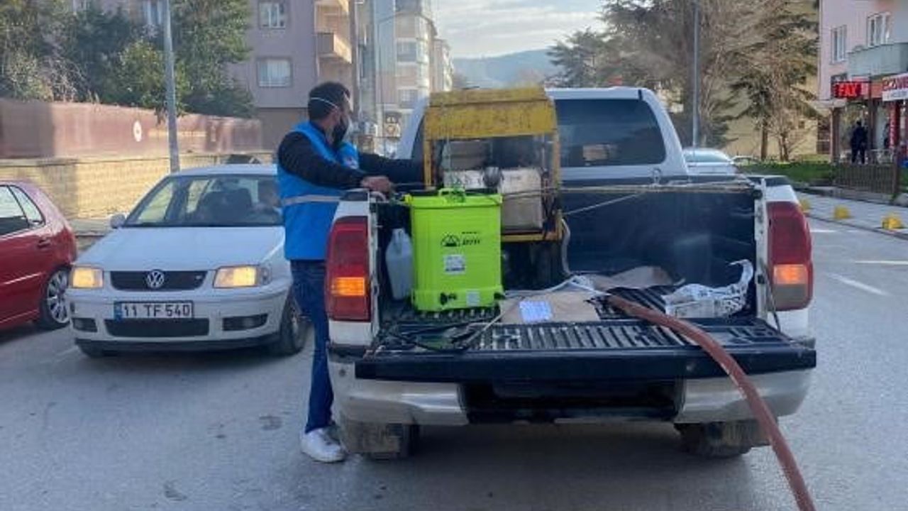 Bilecik Söğüt’te Kışlık Haşere Mücadelesi