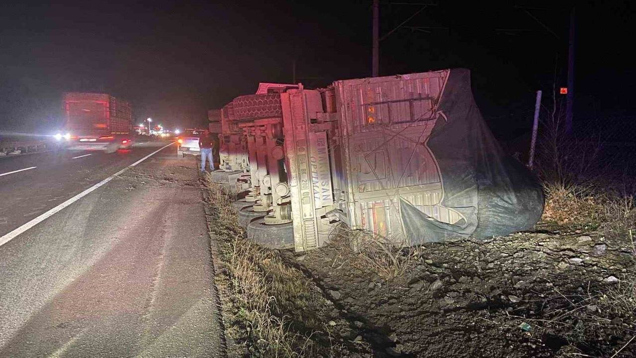 Bilecik'te Alkollü Tır Devrildi — Sürücü 0.84 Promil