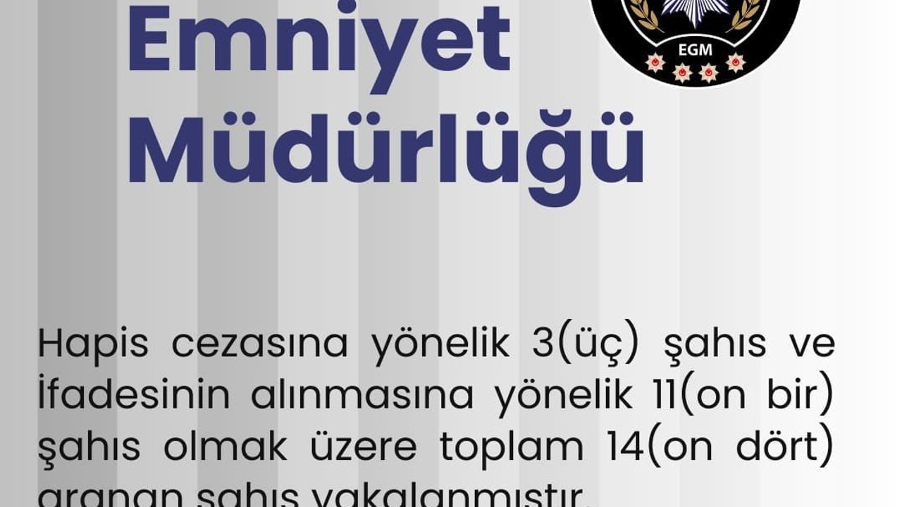 Bingöl'de 14 Aranan Şüpheli Yakalandı