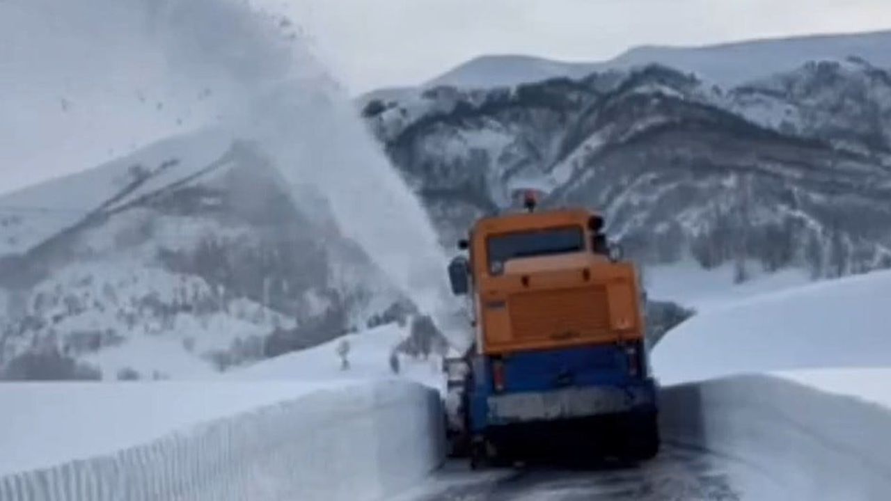 Bitlis'te Kar Seferberliği: Köy Yolları Ulaşıma Açılıyor