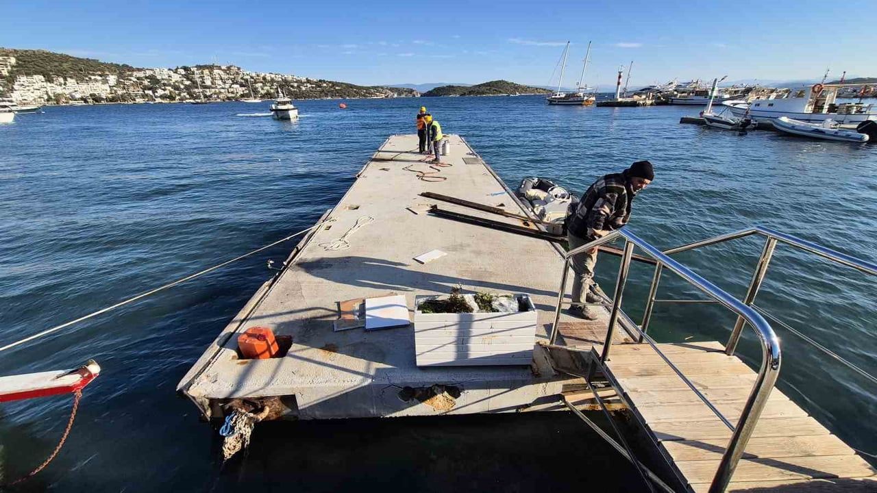 Bodrum'da Kaçak Liman 10 Yıl Sonra Yıkılıyor