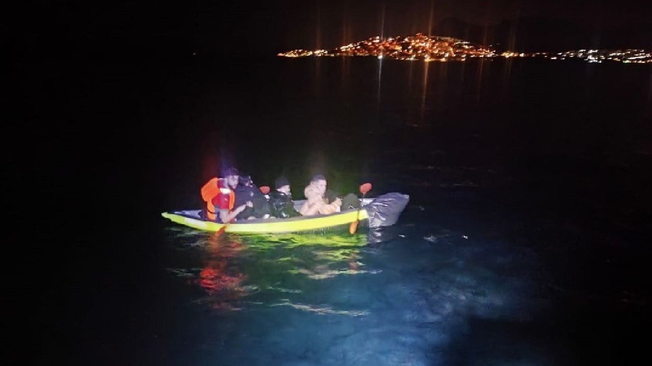 Bodrum’da Kano Kaçışı: 4 Düzensiz Göçmen Yakalandı