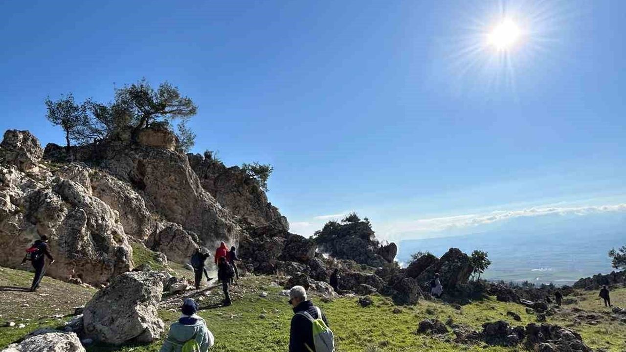 Buharkent'te 14 kilometrelik trekking rotası: Kaura Harabeleri'ne yoğun ilgi