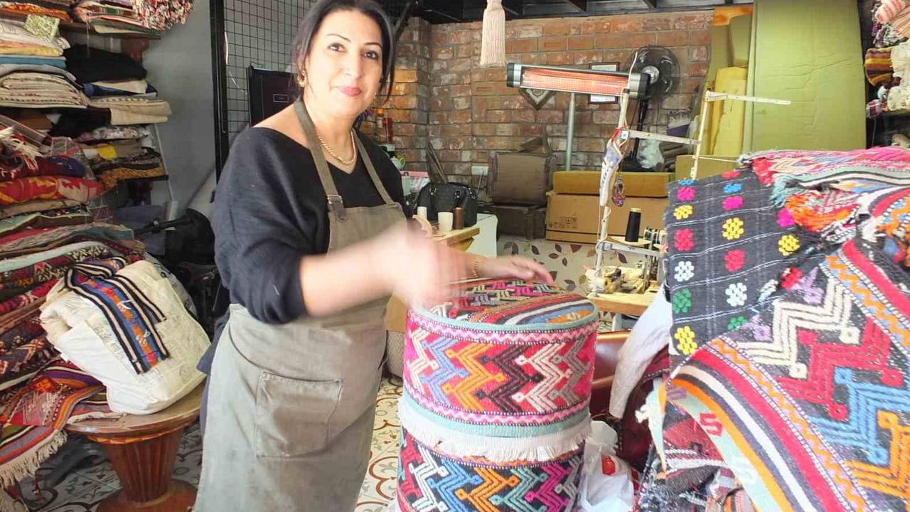 Burhaniye'de Eski Halılara Yeni Hayat: Handan Hasgül'ün Atölyesi