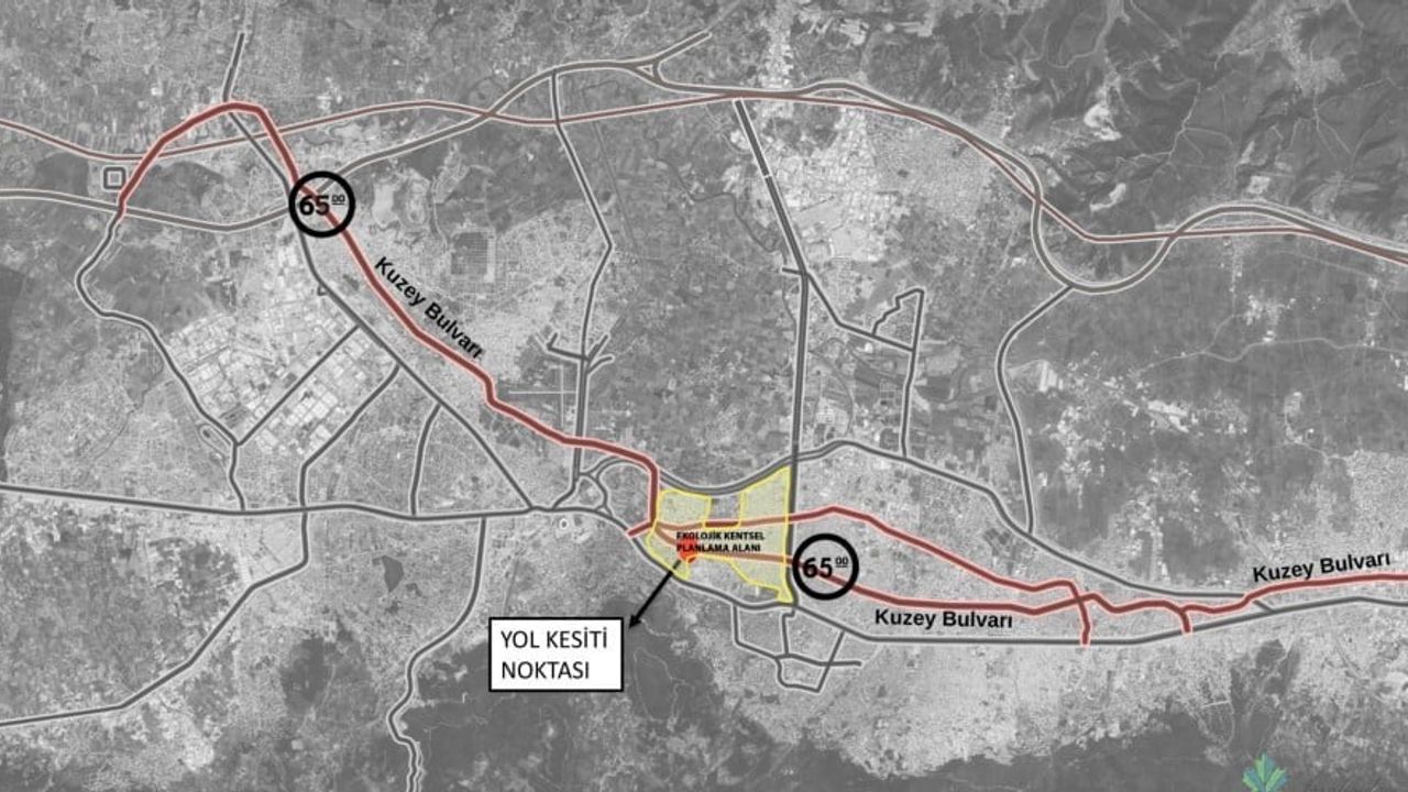 Bursa'da 380 Hektarlık Ekolojik Kentsel Dönüşüm ve 29 km'lik Kuzey Bulvarı