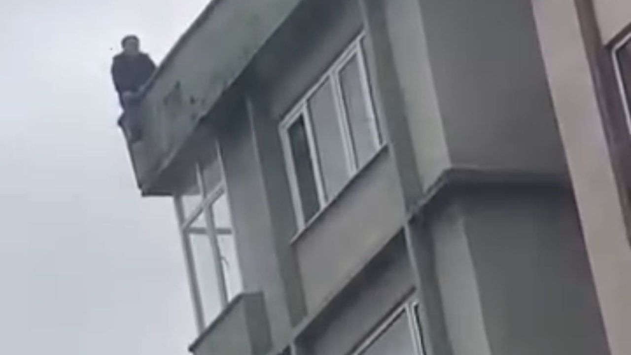Bursa'da Çatıda İntihar Girişimi: Eşiyle Tartıştı