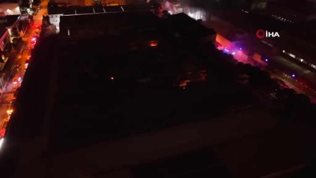 Bursa'da Kimyasal Kaplama Fabrikasında Yangın Kontrol Altına Alındı