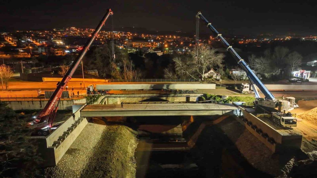 Bursa'da Mudanya Yolu'na Kalıcı Çözüm: Geçit Köprüsü İlerlemesi