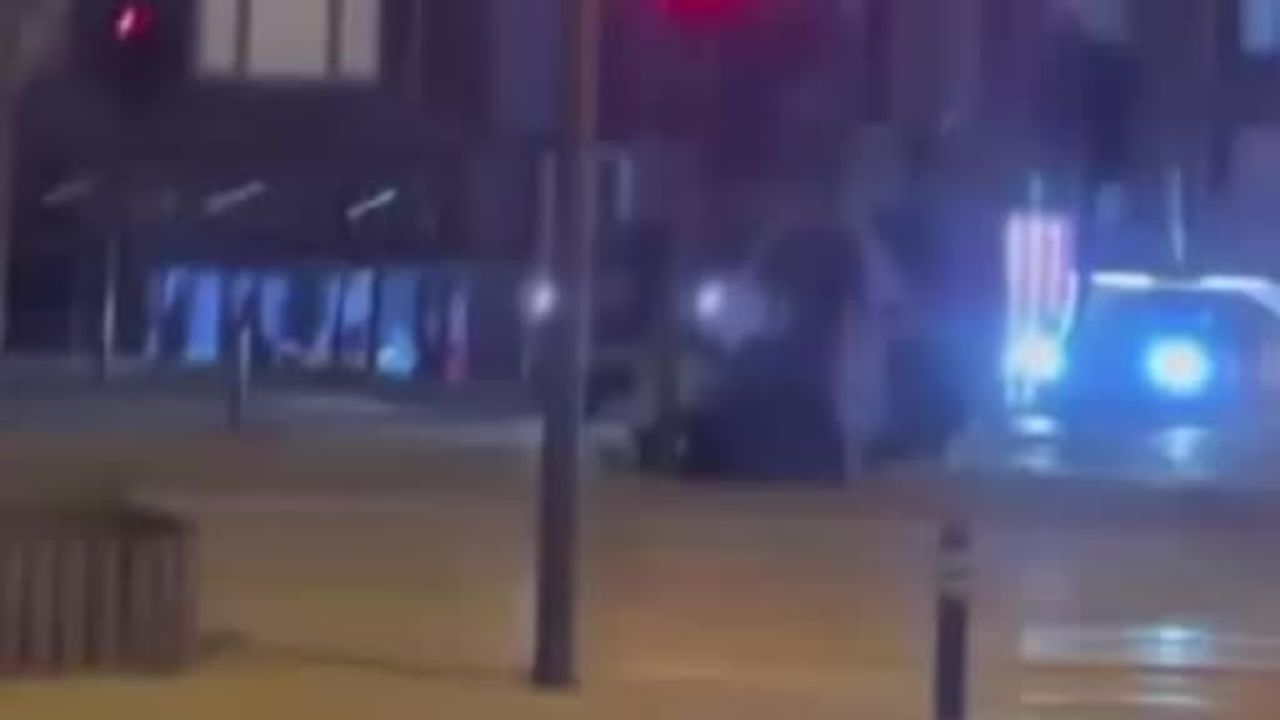 Bursa'da Sokak Kavgası: İki Genç Tekme ve Yumruklarla Birbirine Saldırdı