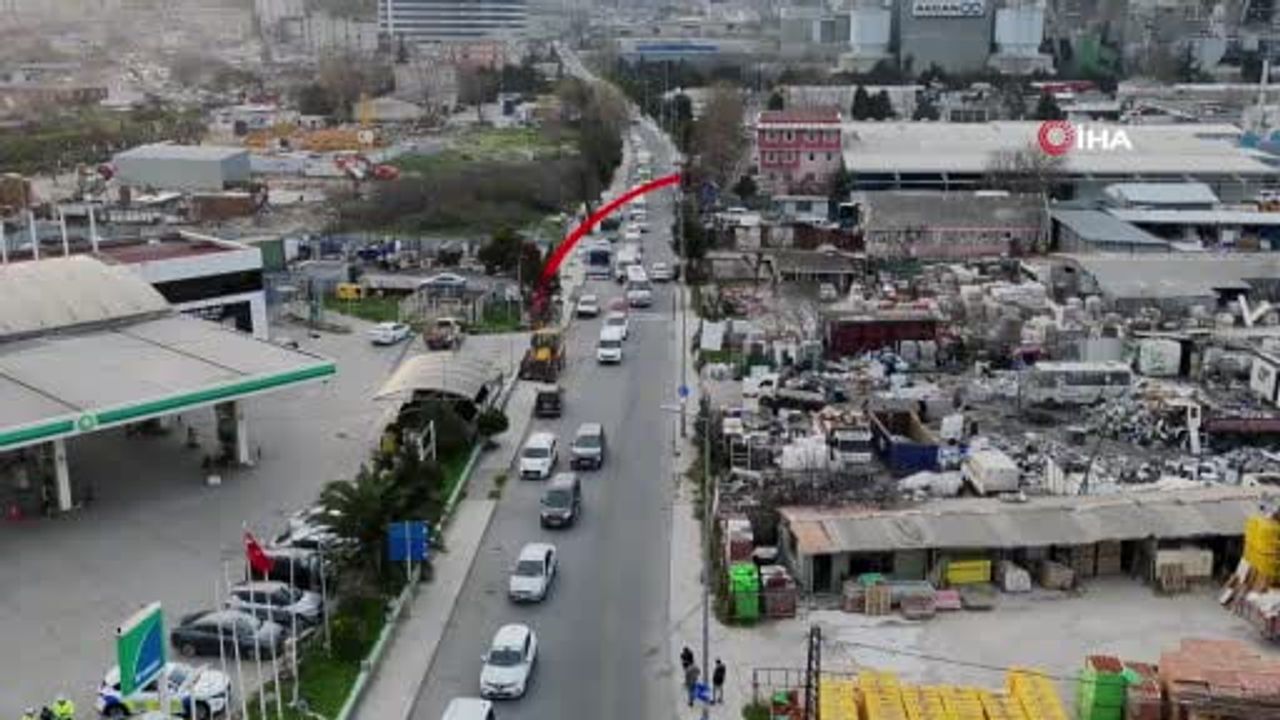 Büyükçekmece'de Dron Destekli Şerit İhlali Operasyonu: 14 Araca 50 bin 831 lira Ceza