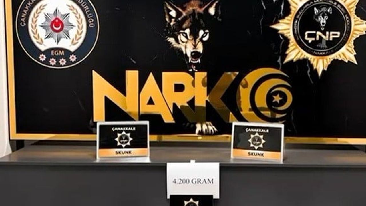 Çanakkale'de Uyuşturucu Operasyonu: 7 Tutuklama, Piyasa Değeri 7 Milyon TL