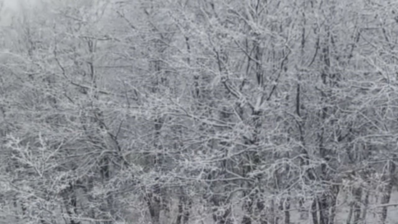 Çanakkale'de Yüksek Kesimler Beyaza Büründü