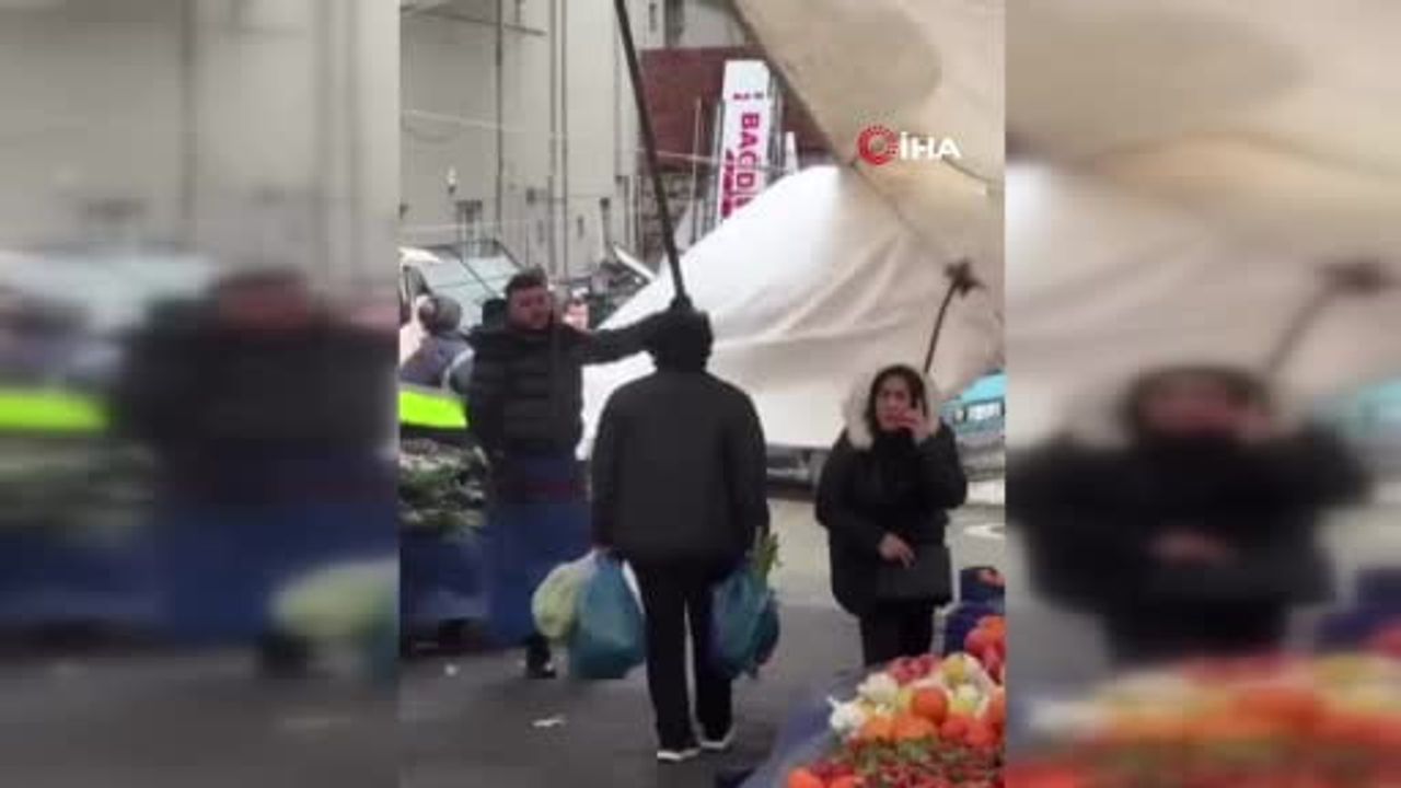 Çatalca'da Pazarcıların Fırtına İmtihanı: Brandalar Havalandı