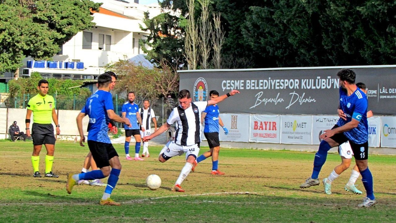 Çeşme Belediyespor 2-3 Güzelbahçe FSK — İzmir Süper Amatör Lig E Grubu