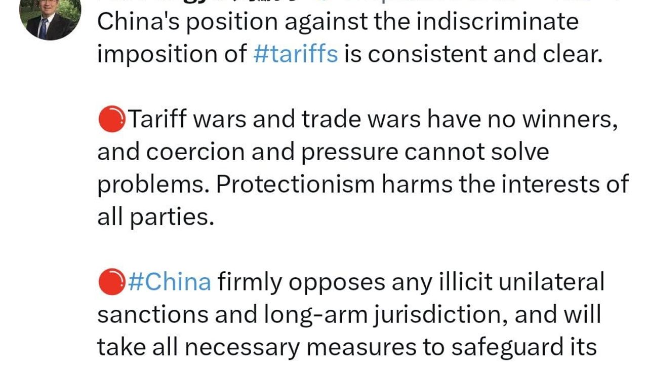 Çin'den Trump’ın İran ile İş Yapan Ülkelere %25 Gümrük Vergisi Kararına Sert Tepki