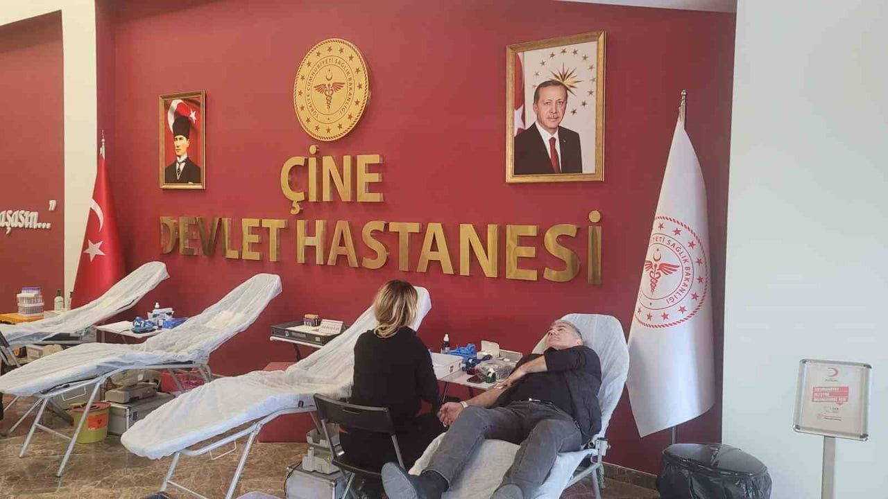 Çine Devlet Hastanesi'nde Kan Bağışı Etkinliği: Türk Kızılayı İş Birliği