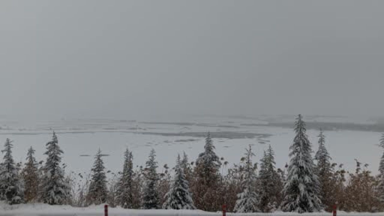 Cip Baraj Gölü Dondu: Elazığ'da Hava -11'e Düştü