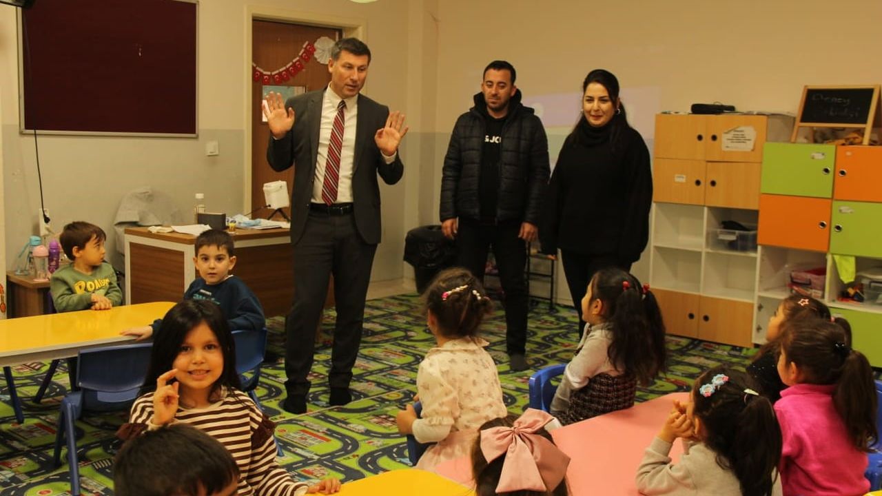 Cizre Milli Eğitim Müdürü Şahan İke Okulları İnceledi, Öğrencilerle Buluştu