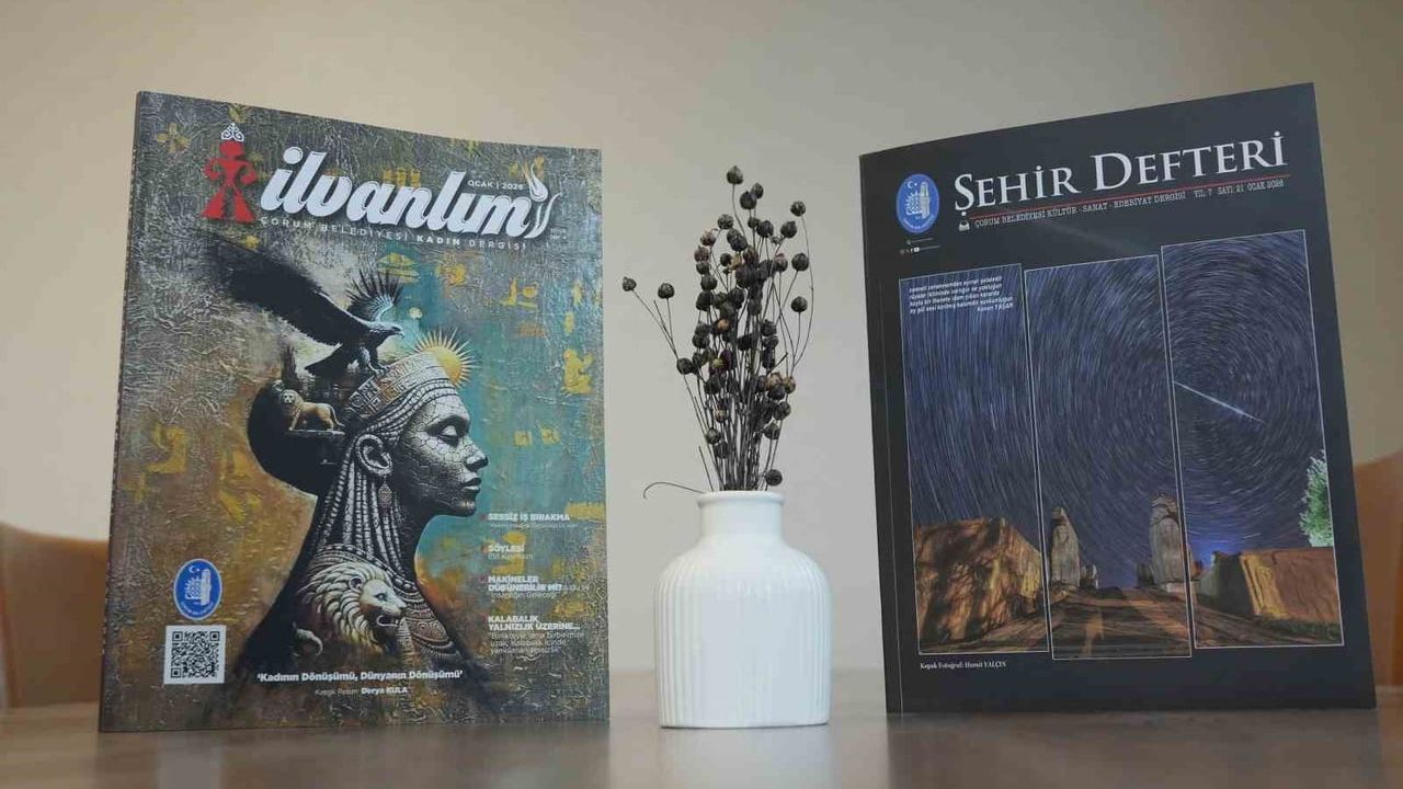 Çorum Belediyesi 'Şehir Defteri' ve 'İlvanlım' 2026 Sayılarını Yayınladı