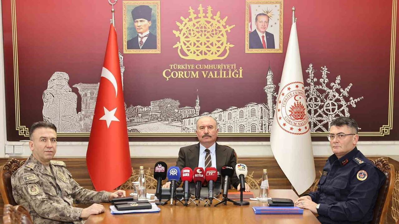 Çorum'da 2025'te Suç Oranları Düştü: Hırsızlık ve Trafik Can Kayıplarında Sert Azalma