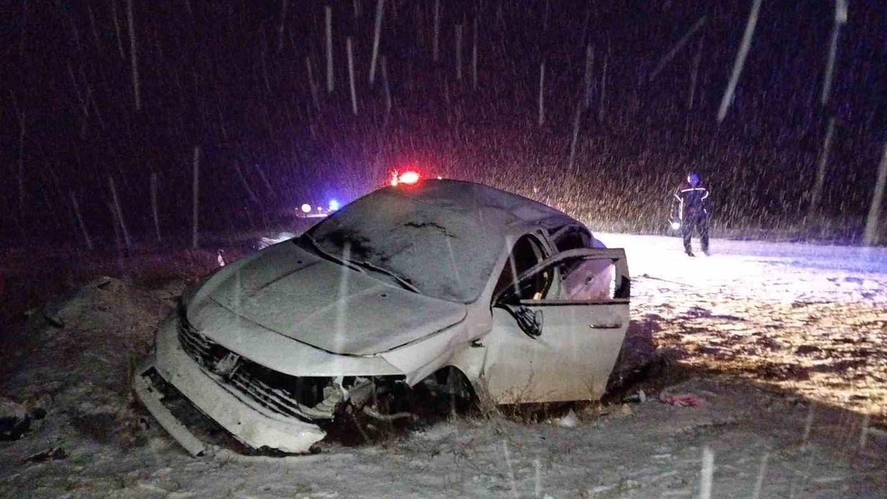Çorum'da Kar Kazası: Sungurlu'da Takla Atan Otomobilde 7 Yaralı