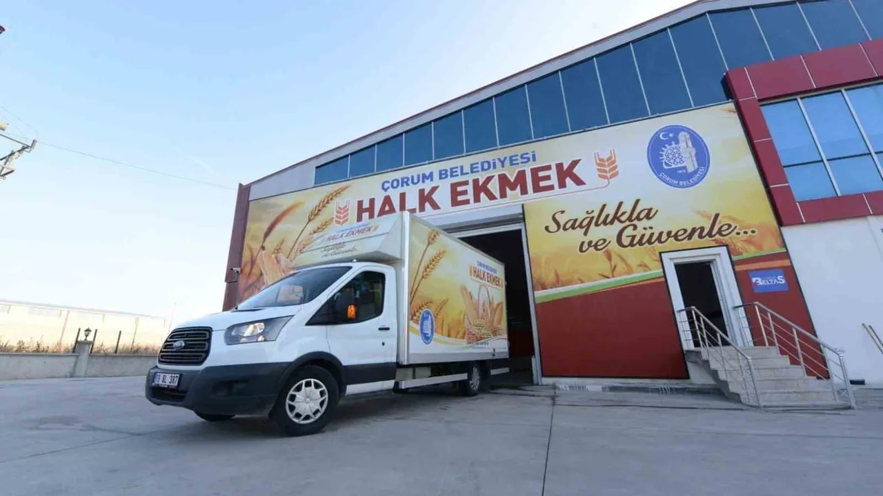 Çorum Halk Ekmek 2025’te 13 milyon 300 bin ekmekle sofralara ulaştı
