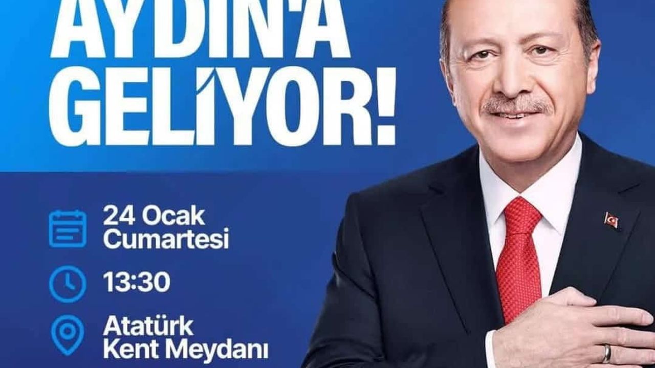 Cumhurbaşkanı Erdoğan 24 Ocak’ta Aydın’da: Şehir Hastanesi ve Toplu Açılış