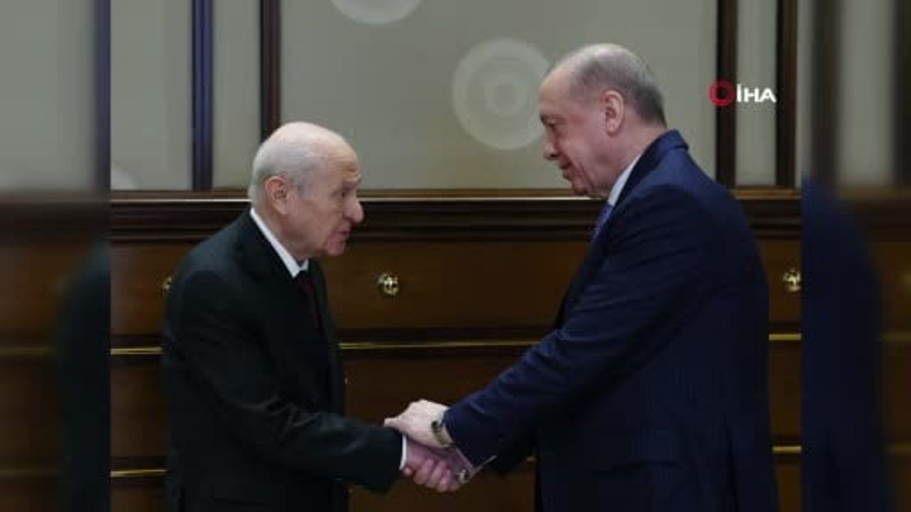Cumhurbaşkanı Erdoğan, MHP Lideri Devlet Bahçeli’yi Kabul Etti