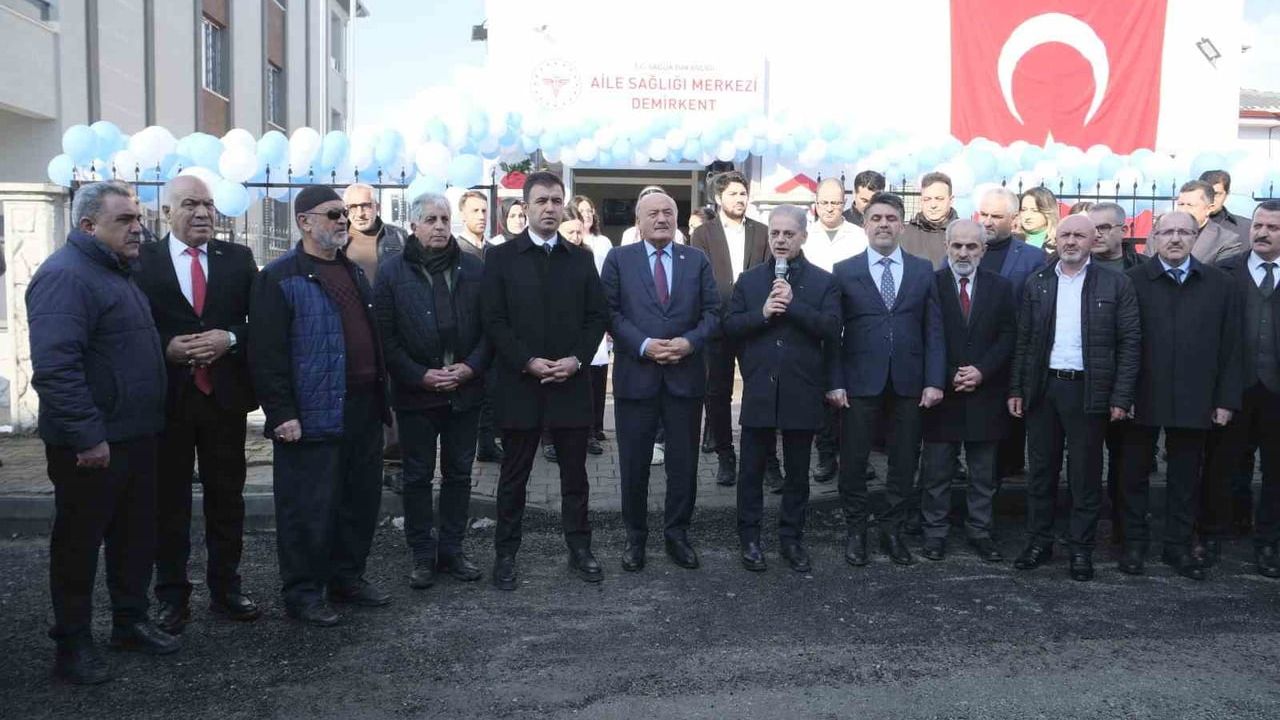 Demirkent'e Modern Aile Sağlığı Merkezi ve 112 İstasyonu Açıldı