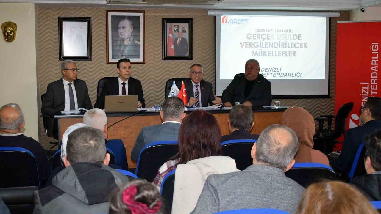 Denizli'de Basit Usulden Gerçek Usule Geçiş Semineri: Esnafa Bilgilendirme
